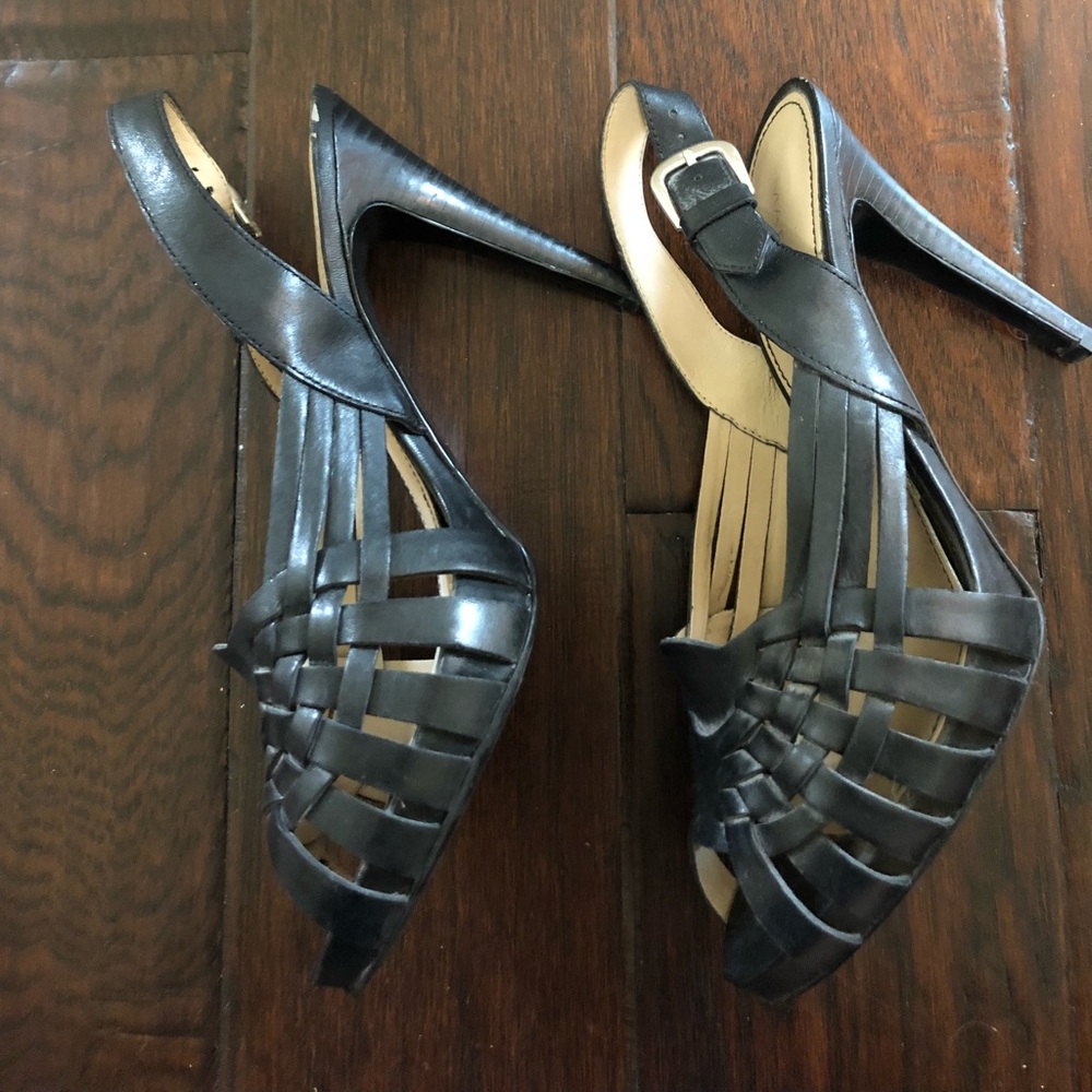 Marc Fisher black platform heels